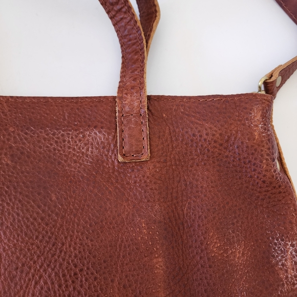 Portand LePortland Leather Goods Large Classic Tote Full Grain Leather Bag Tote - Picture 8 of 9